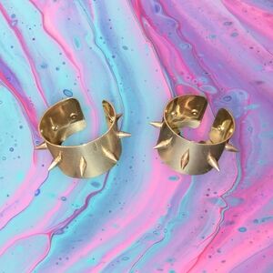 DC Comics Harley Quinn Suicide Squad Gold Spiked Bracelets